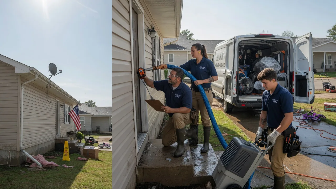 Ceiling Water Damage Restoration in Folsom, LA near me